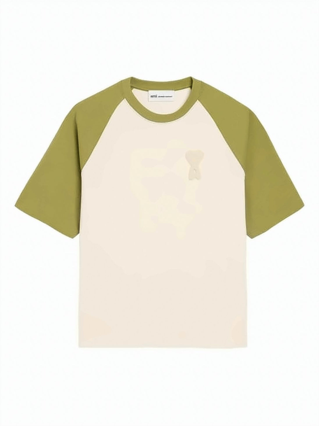Raglan Short-Sleeved T-Shirt With Embroidered Bear Motif