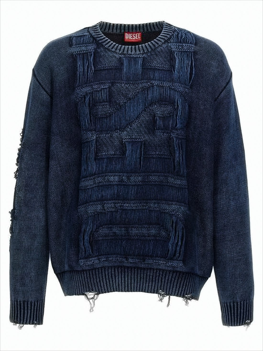 Deep Indigo Denim Knit Sweater