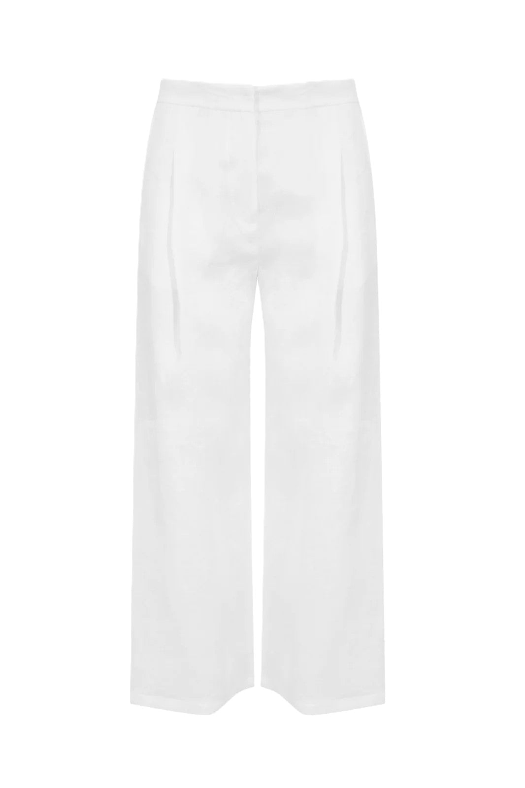 Knee-Length Tailored Shorts with High Waist