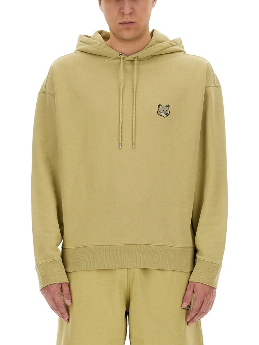 Relaxed Fit Hoodie With Embroidered Logo