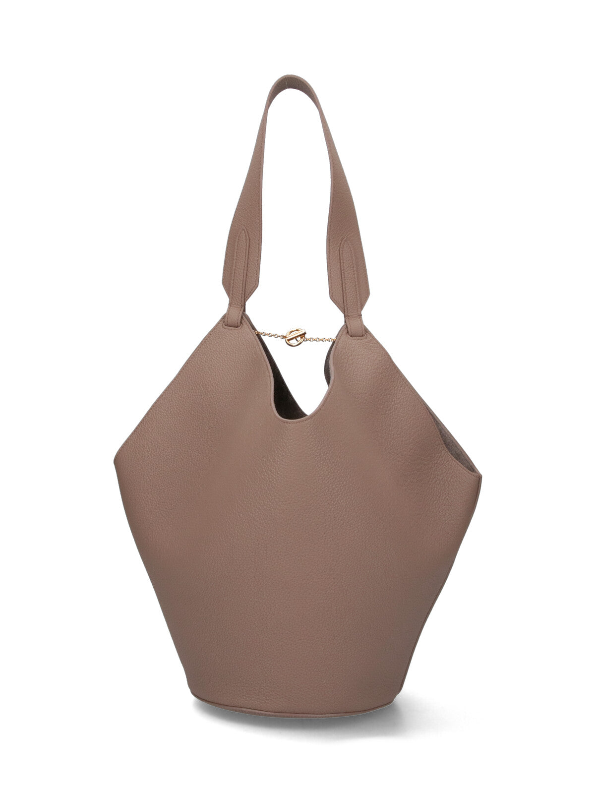 'Lotus' Small Tote Bag – Brown