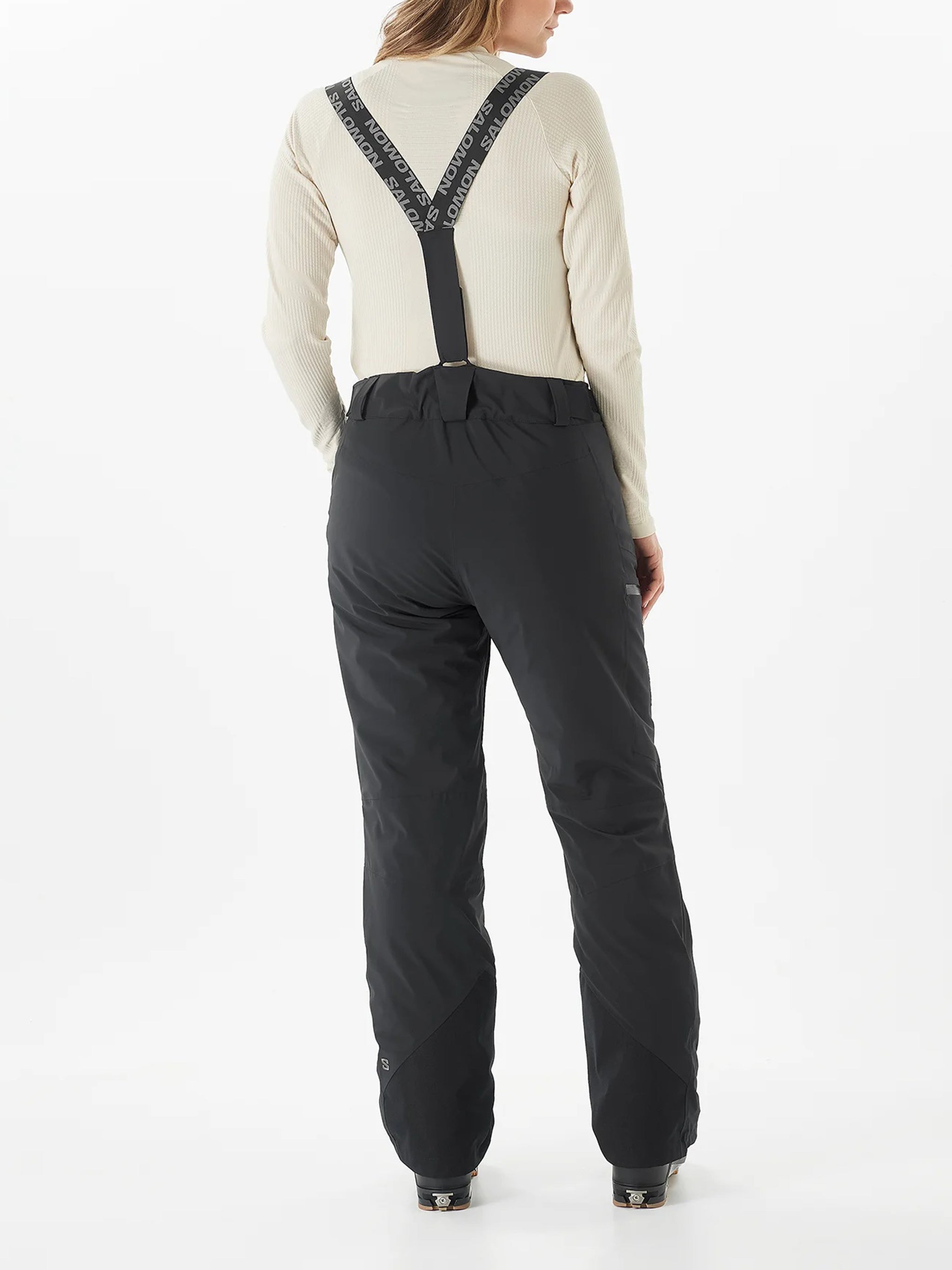 Black Brilliant Pant Straight-Leg Ski Pants