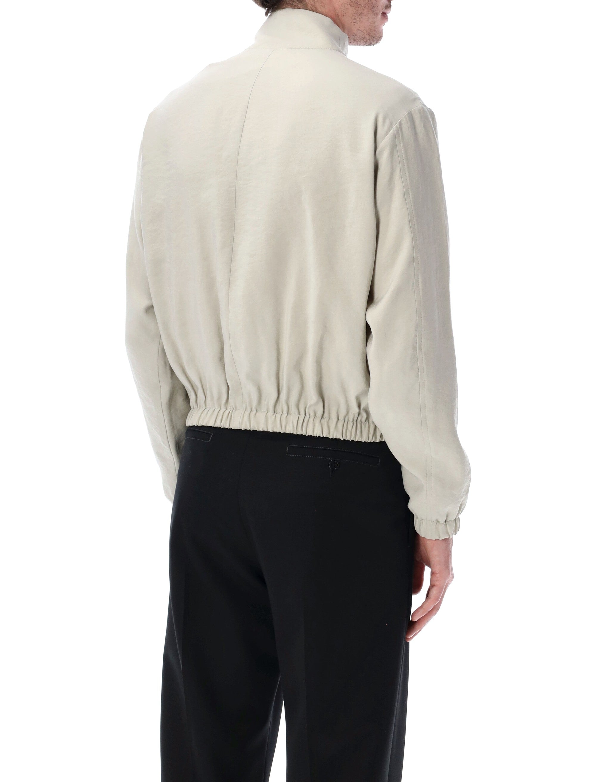 Classic Blouson with High Collar