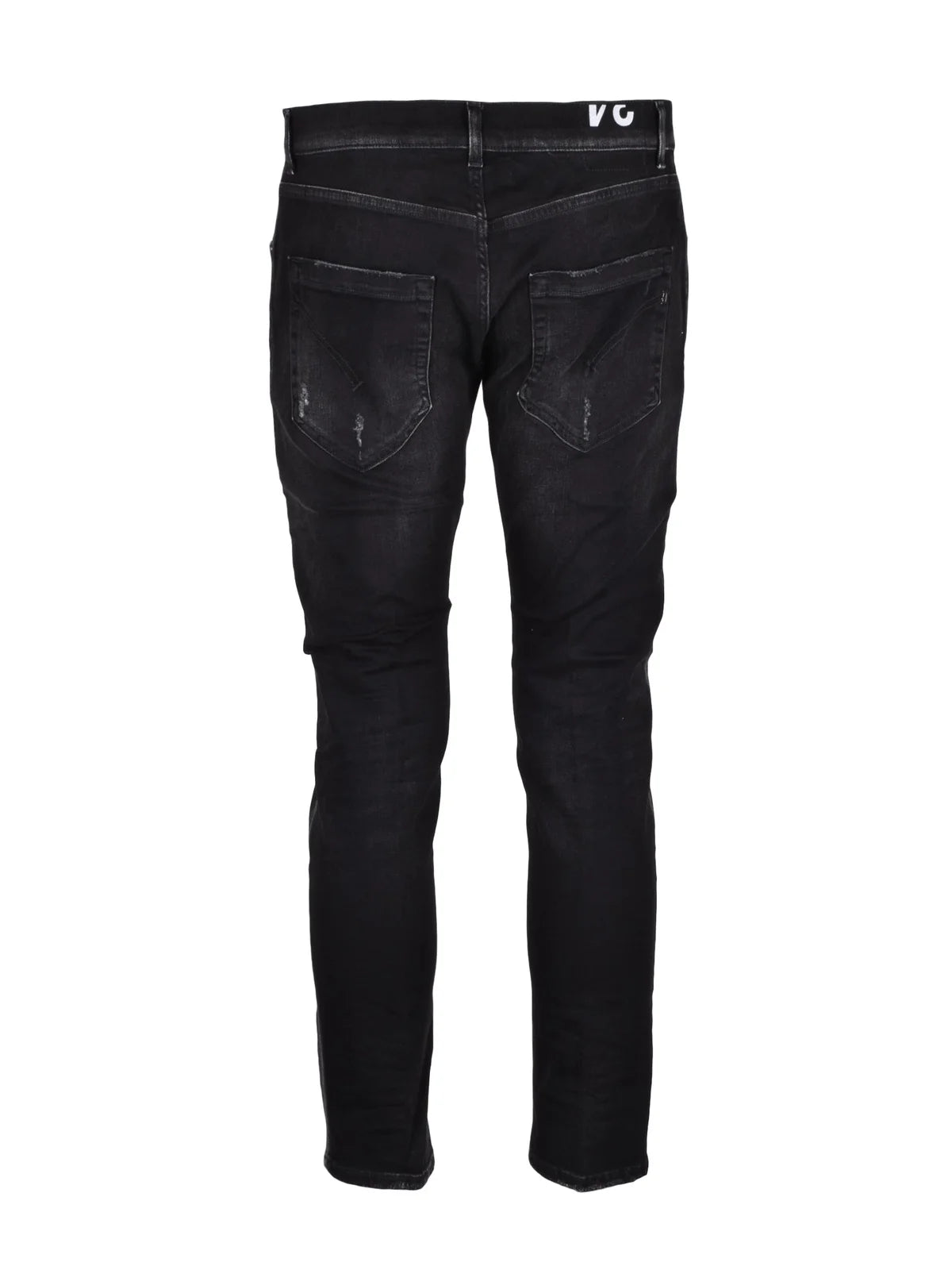 Black Mius Slim Fit Cotton Elastane Jeans