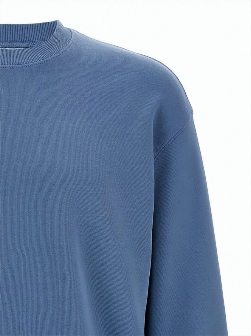 Long-Sleeve Sweatshirt with Ribbed Cuffs