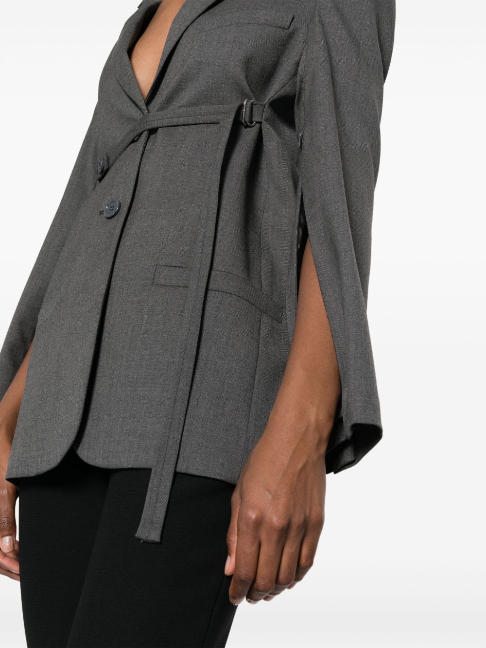 Tailored Belted Blazer