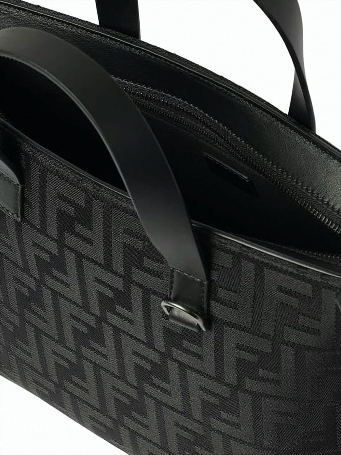 Structured Fabric Shoulder Bag