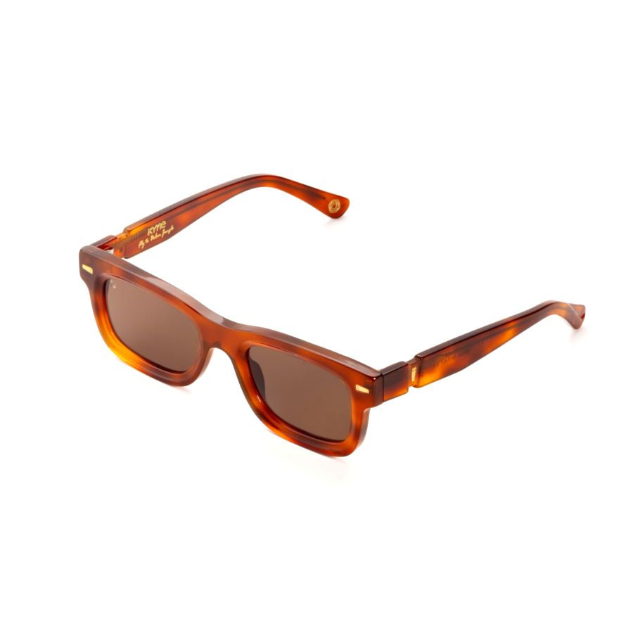 Jedi2 Tortoiseshell Pattern Sunglasses with Rectangular Frame