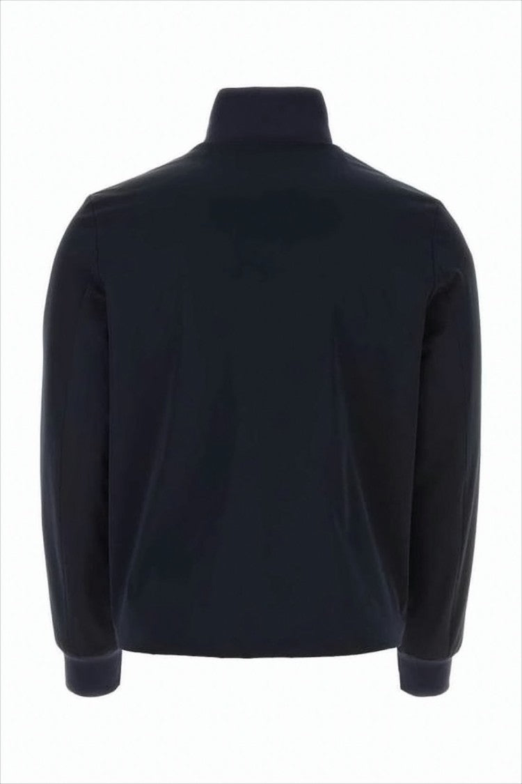 Cropped Black Bomber Jacket