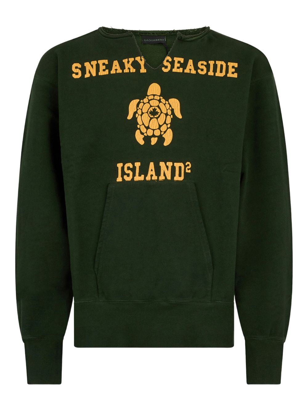 Crew Neck Sweatshirt with Graphic Motif