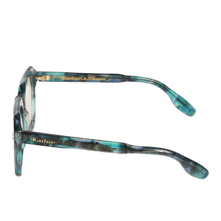 Gloria Glamour Oversized Square Frame Kador Eyeglasses