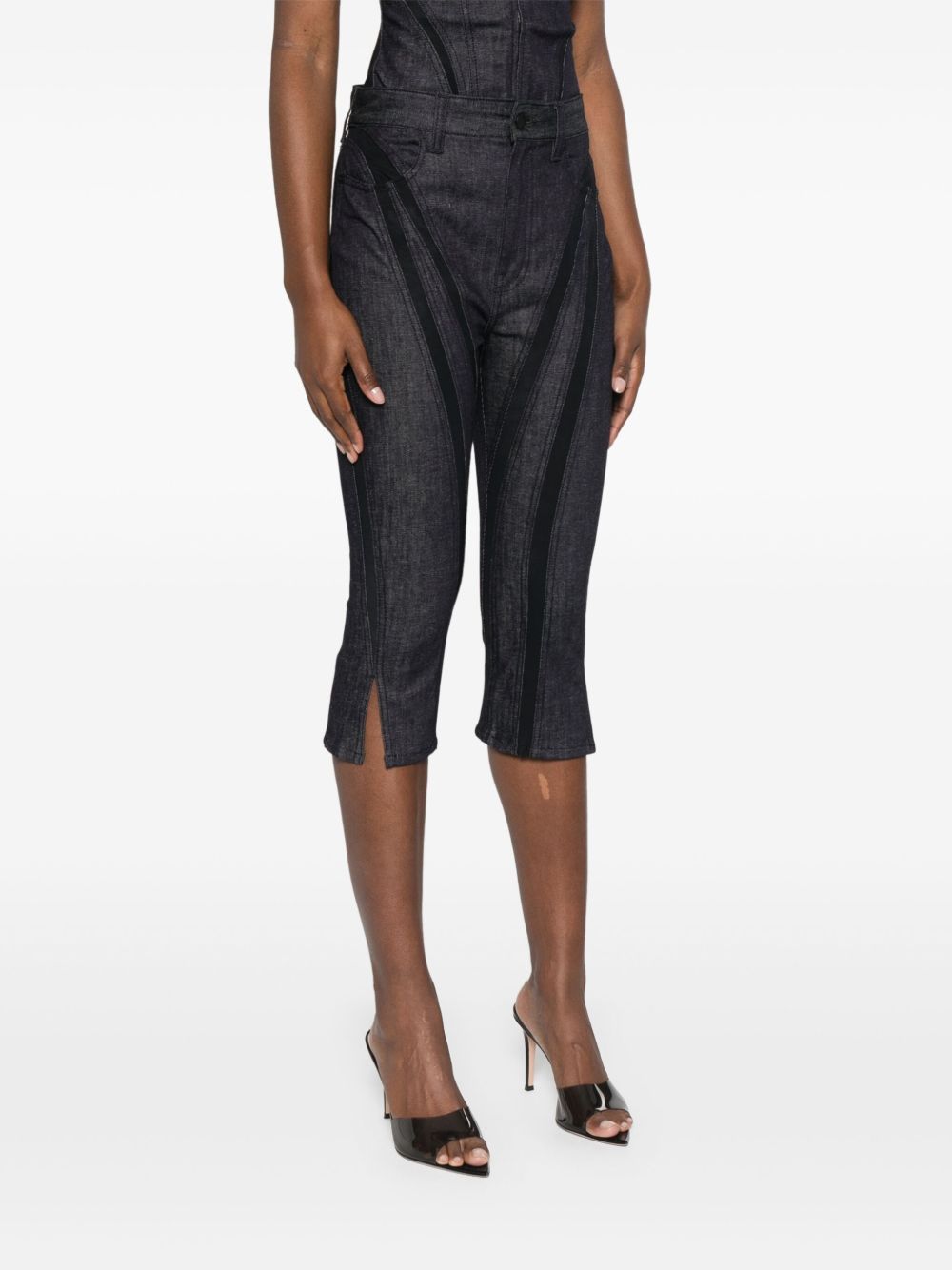Cropped Black Trousers