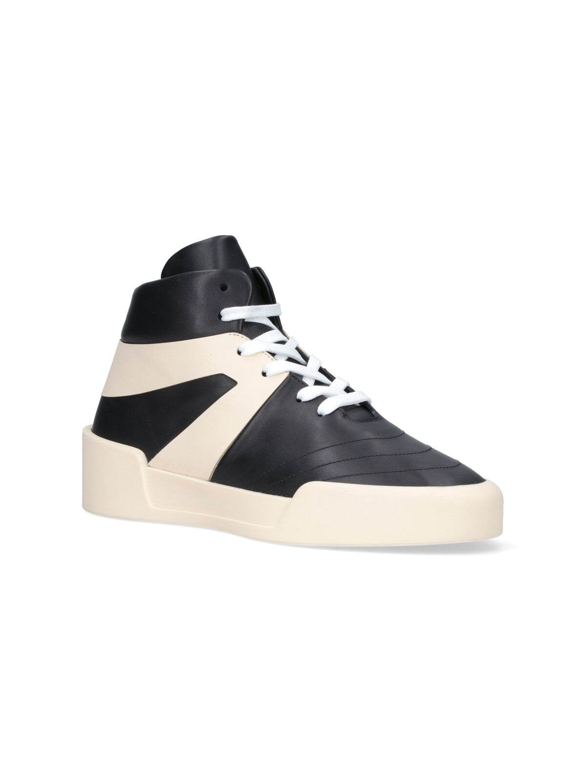 "Basketball" High-Top Sneakers – Black