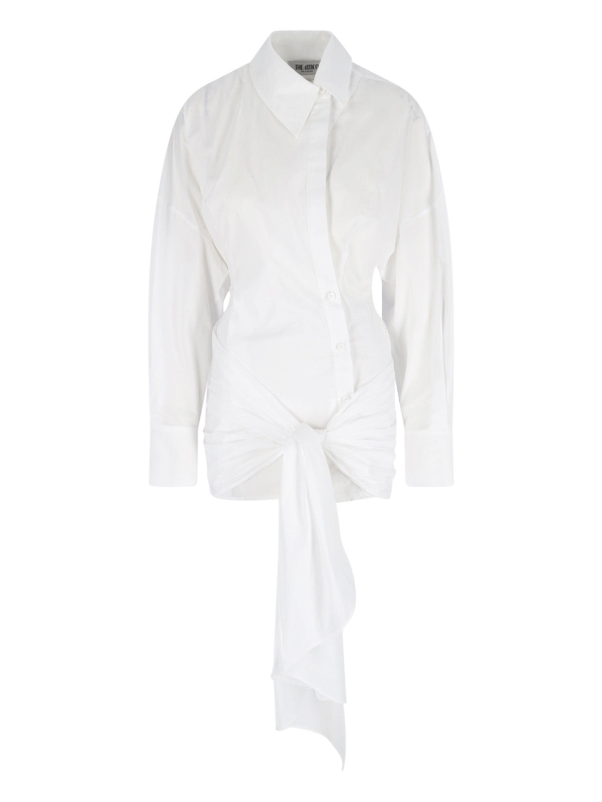 Mini Chemisier Dress – White