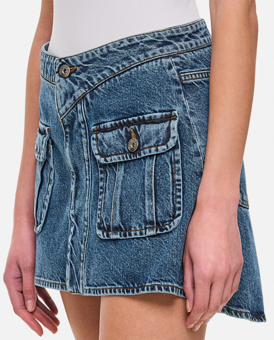Patch Pocket Mini Skirt