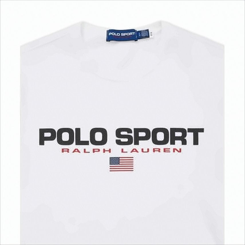 White Fleece Sweatshirt With Bold Logo