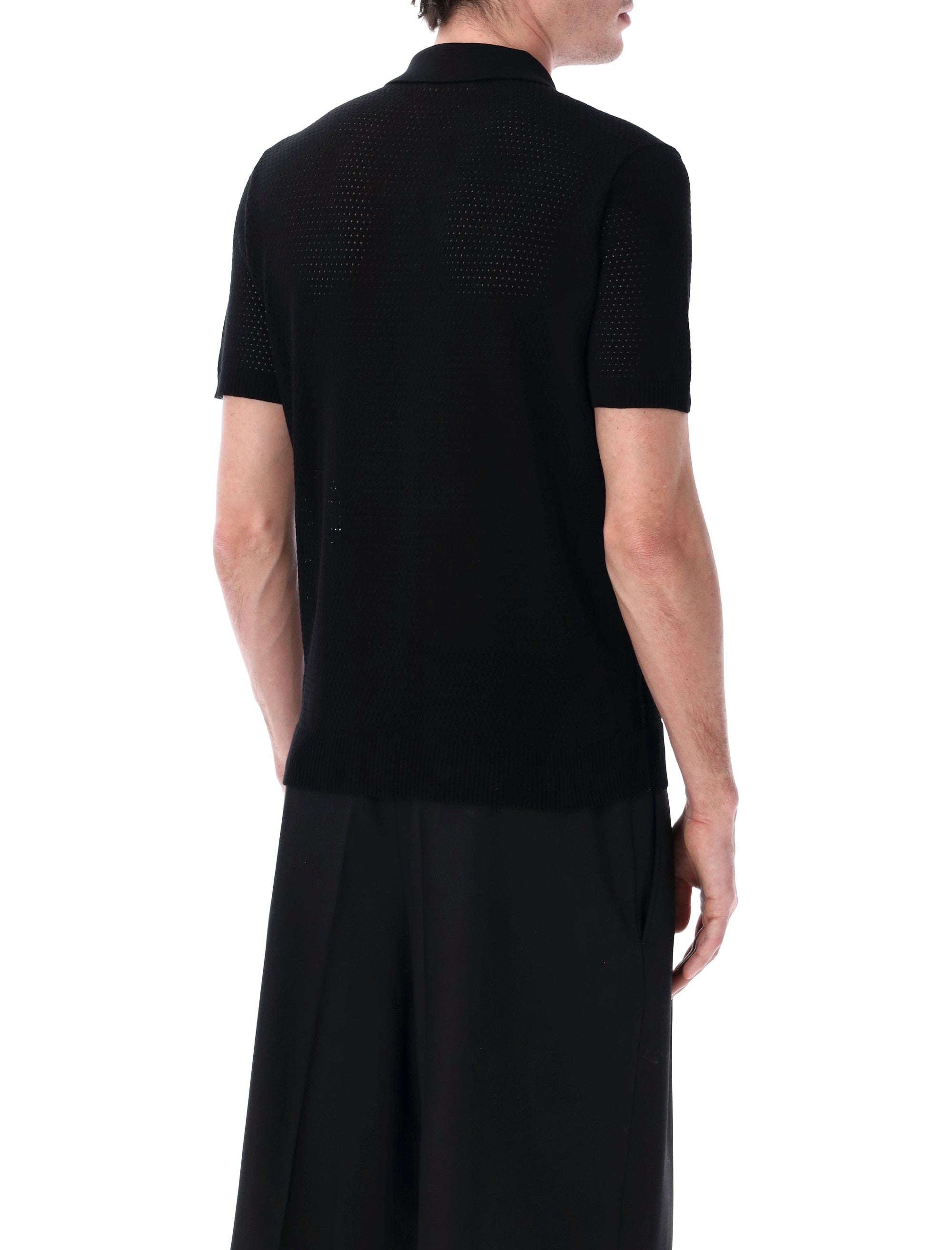 Mesh Cotton Polo