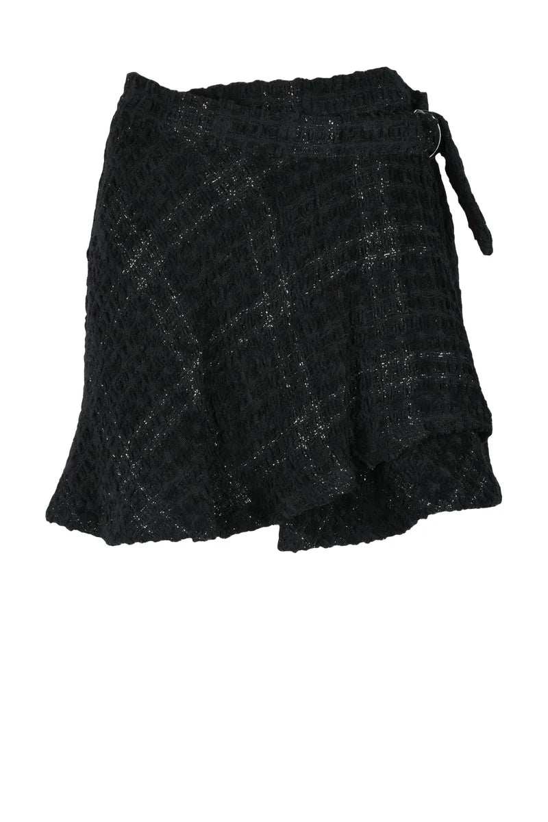 Mini Flared Skirt - Black