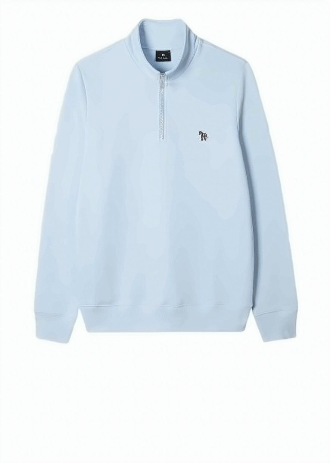 Light Blue Half-Zip Pullover