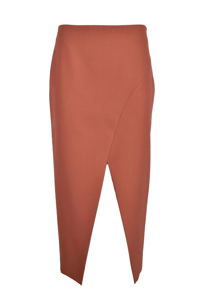 Fluid Asymmetrical Long Skirt