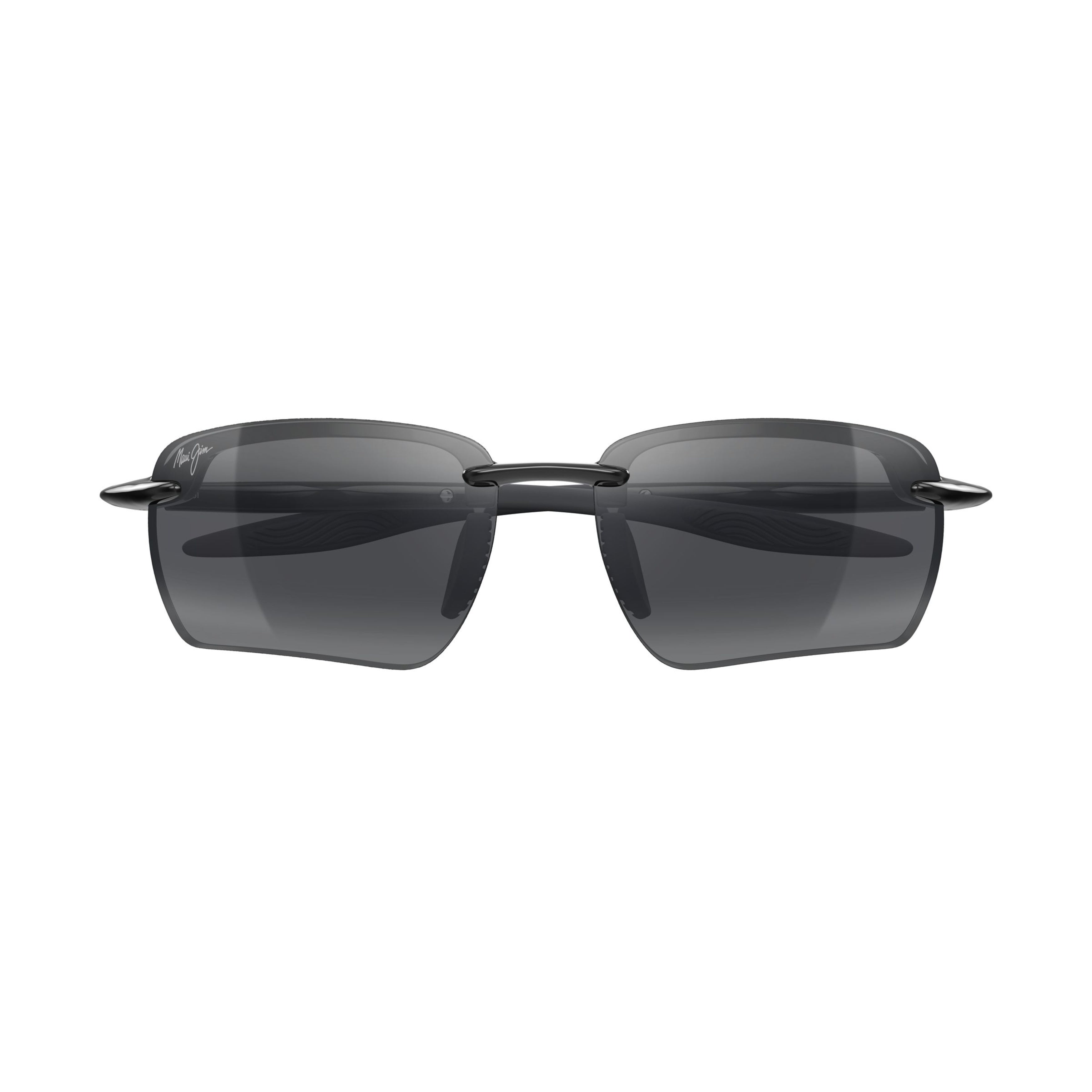 Hookipa Ultra G Rimless Black Sunglasses with Rectangular Lenses