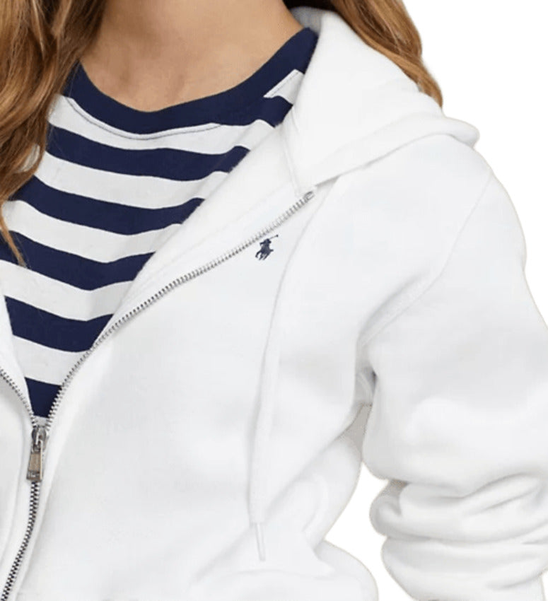 Relaxed-Fit Vintage-Style Fleece Hoodie