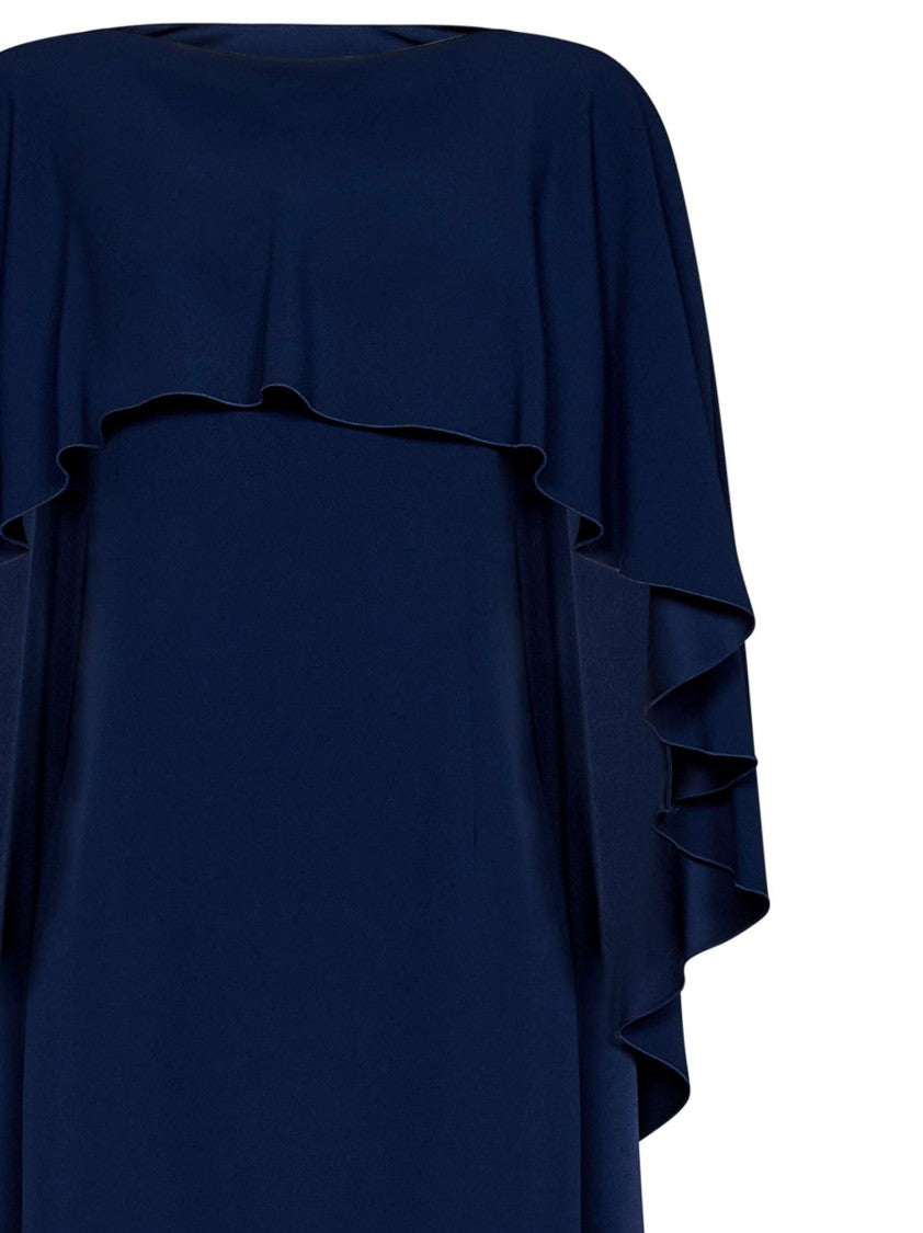 Viscose Blend Blue Dress