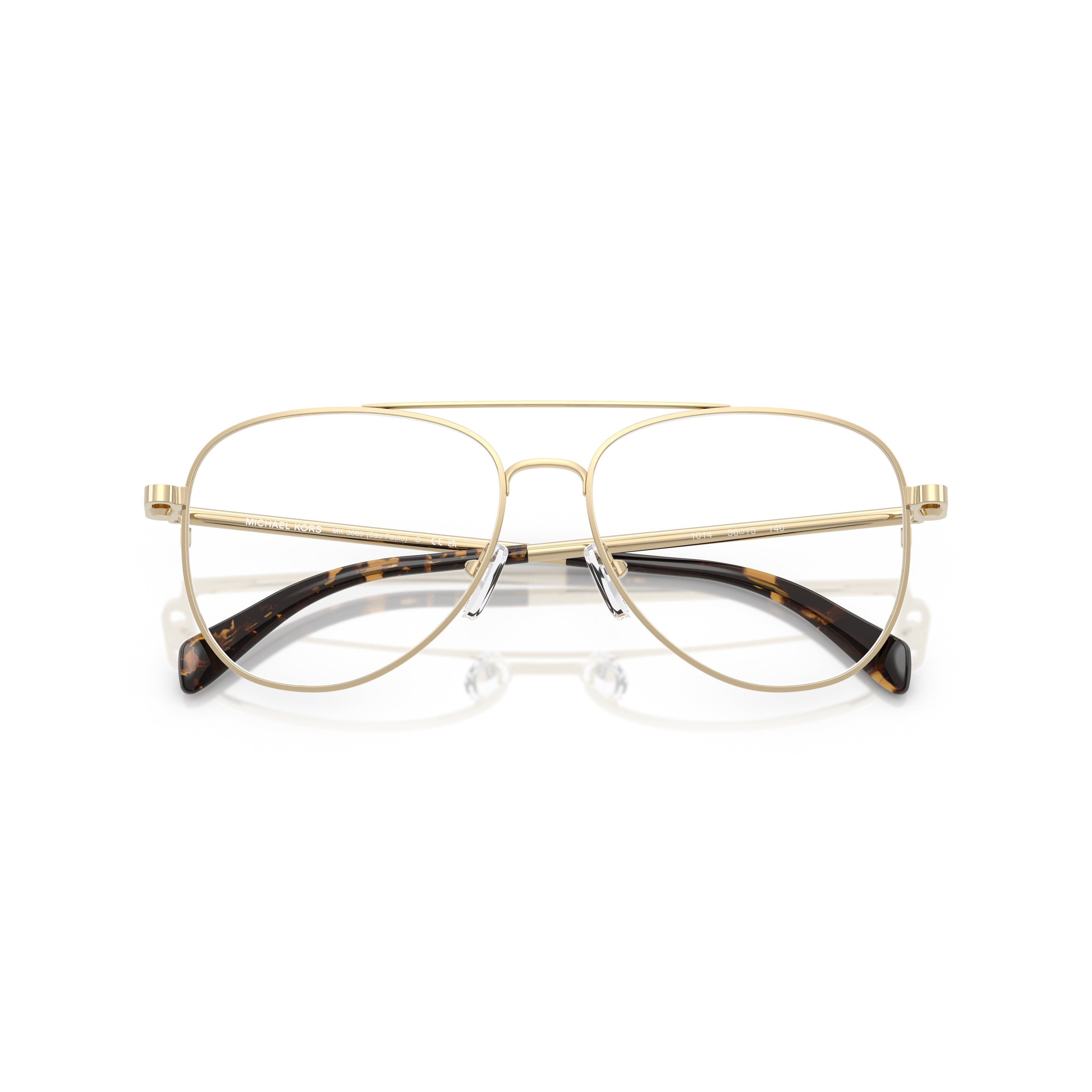 0mk3089 Classic Aviator Eyeglasses with Gold Finish