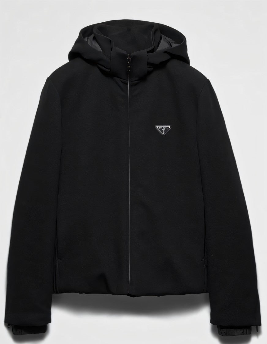 Contemporary Hooded Zip Jacket In Soft Fabric