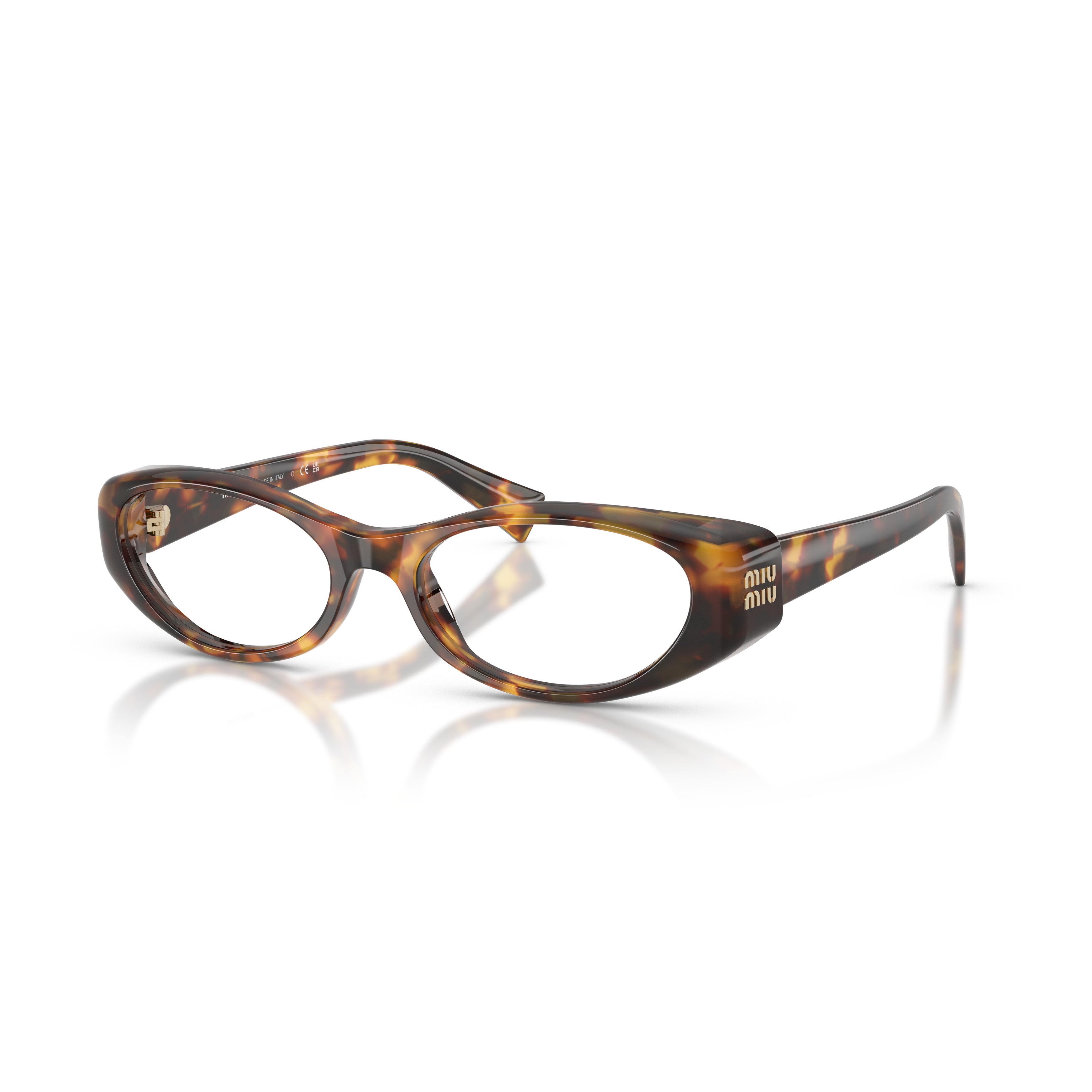 0mu 03zv Tortoiseshell Oval Frame Eyeglasses