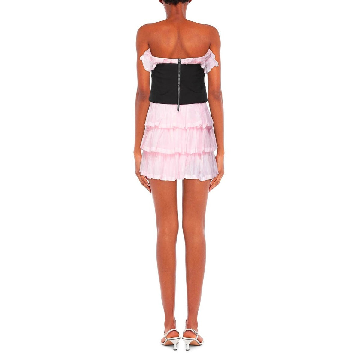 Strapless Tiered Mini Dress