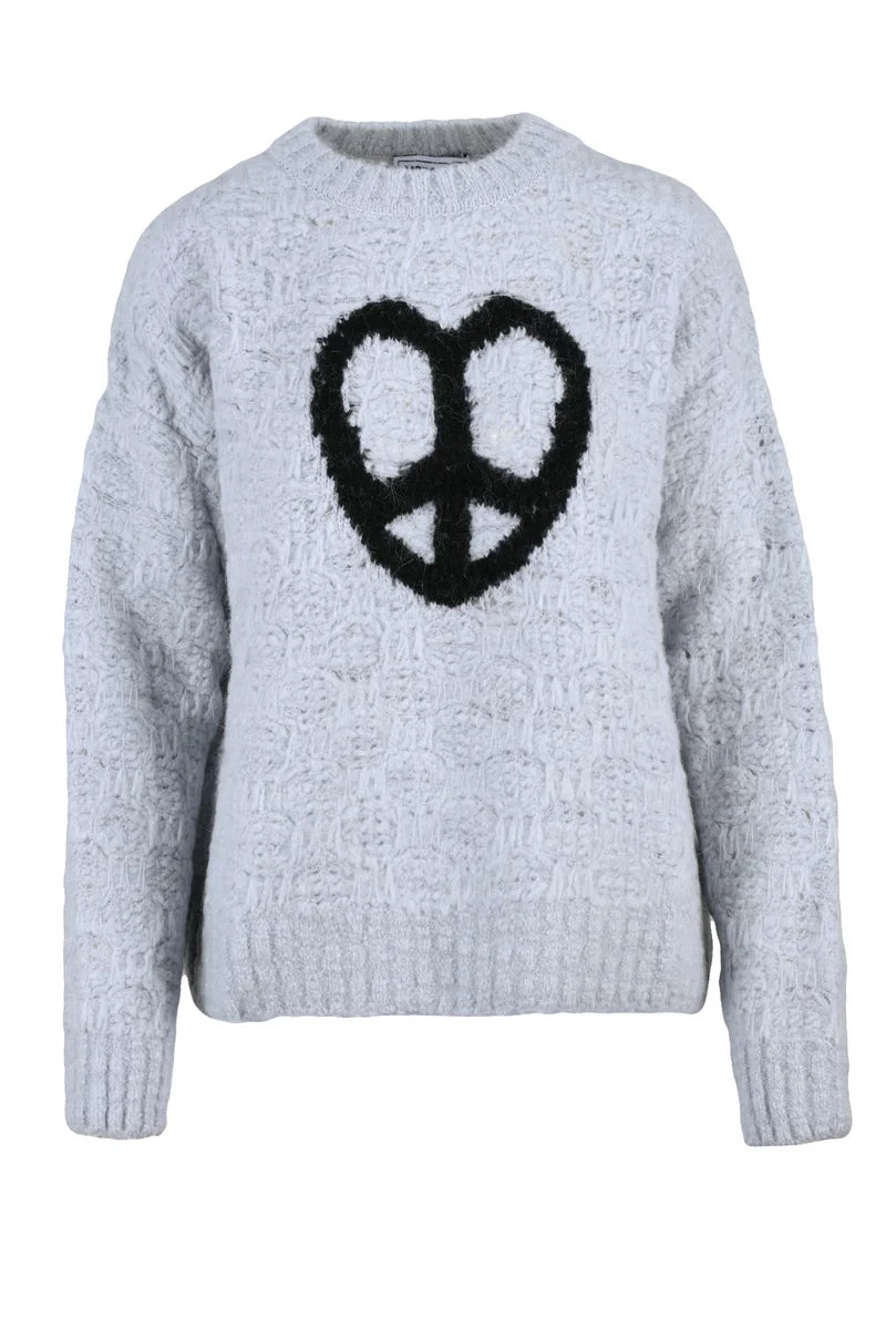 Crew Neck Sweater - Grey