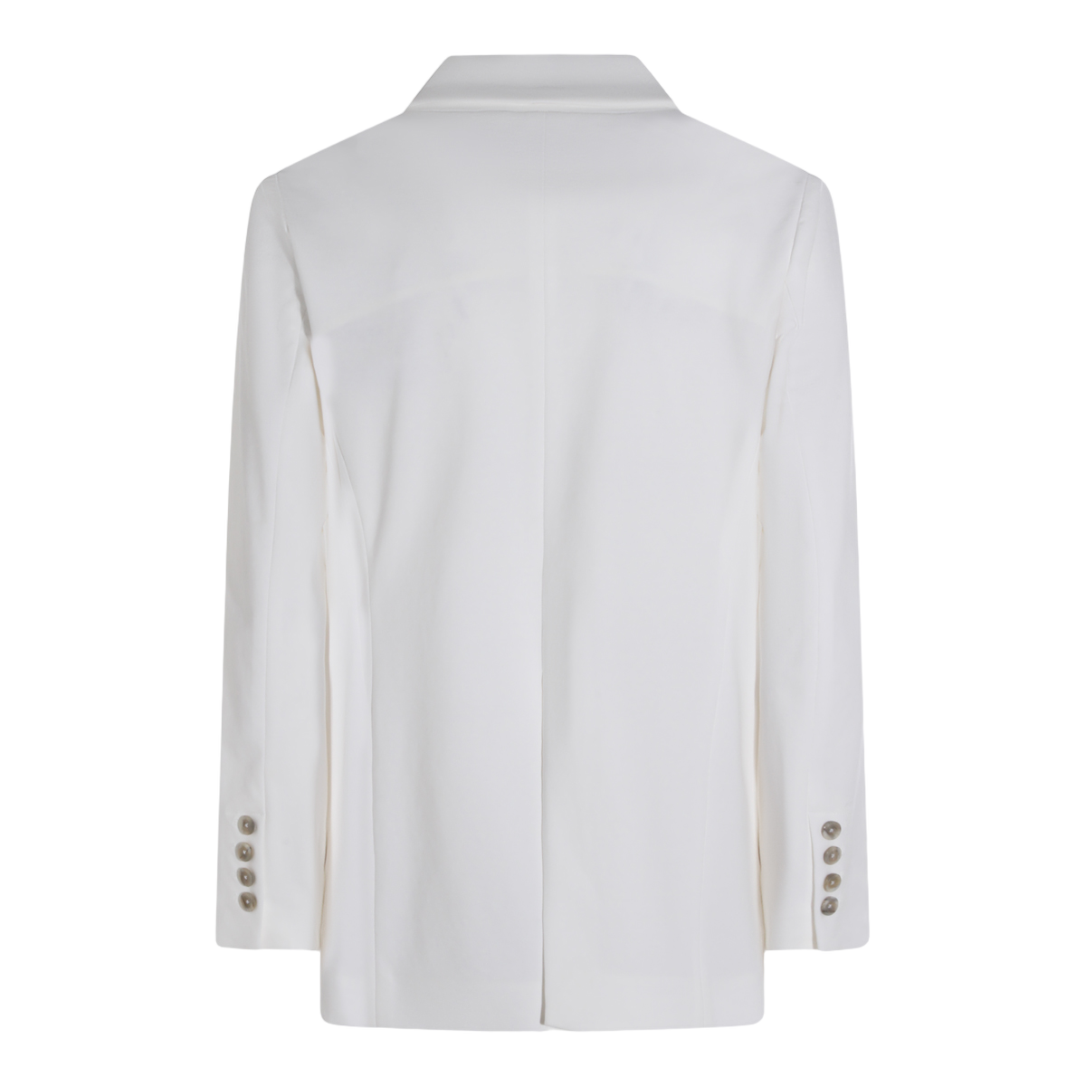 White Jacket with Classic Collar