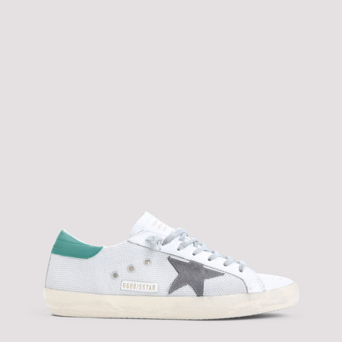 White Leather Golden Goose Superstar Sneakers
