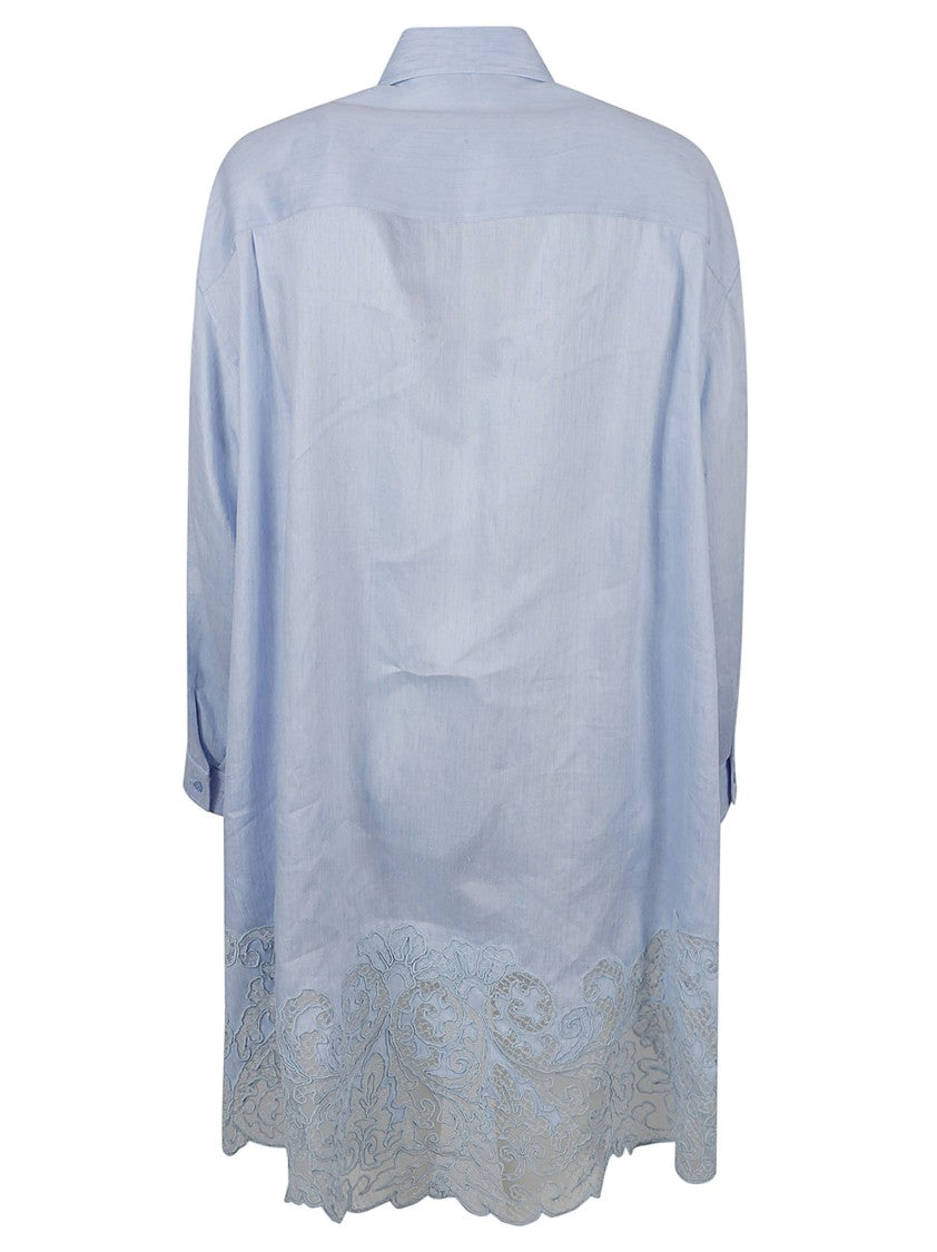 Relaxed Fit Shirt With Embroidery