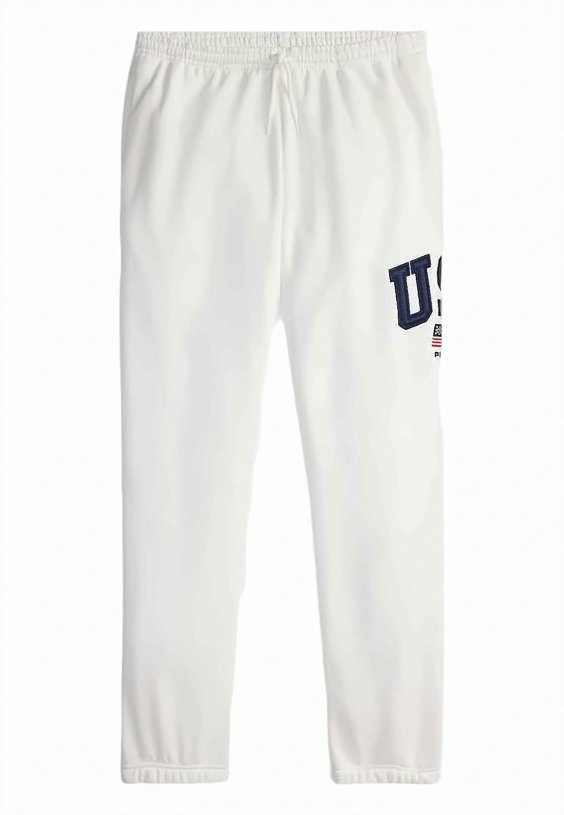 Relaxed-Fit Casual Pants with Navy Graphic