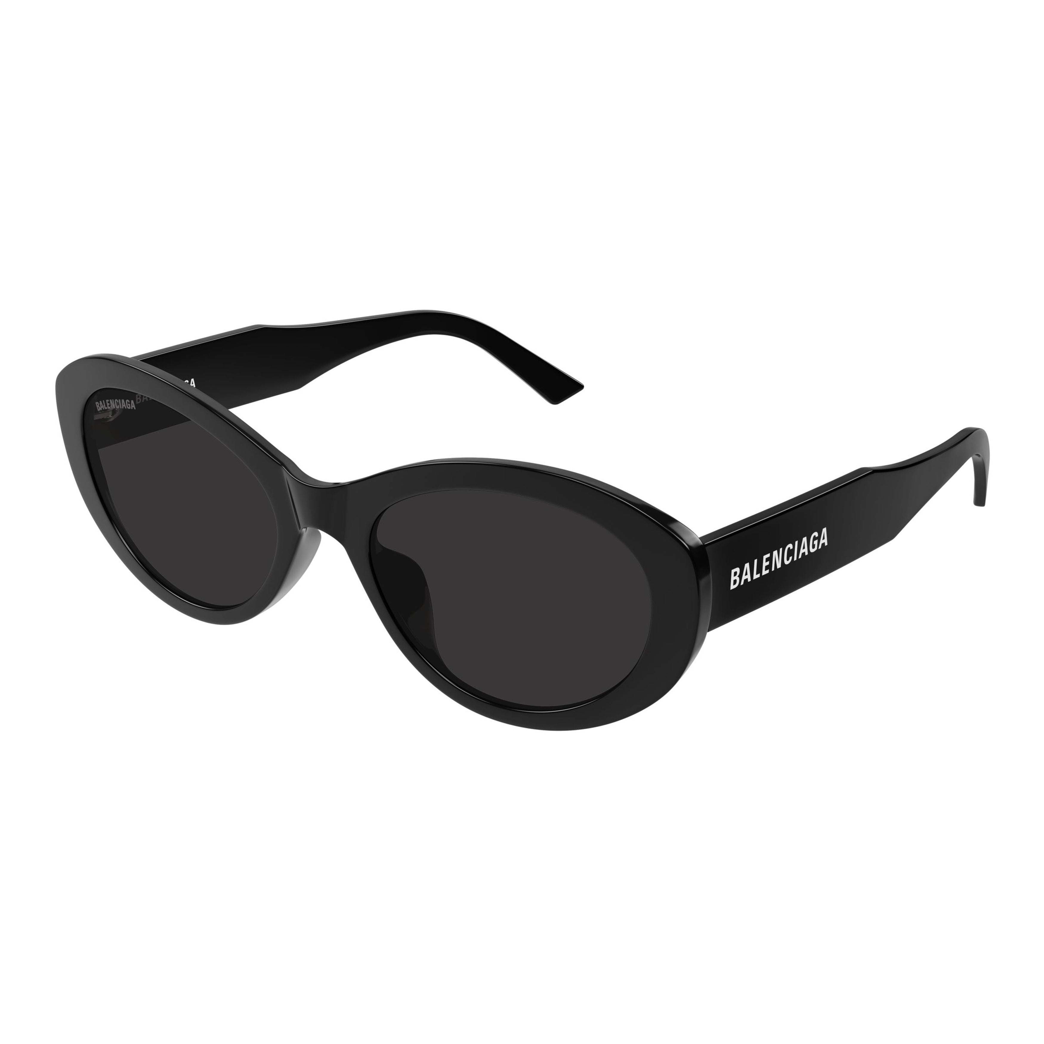 Bb0446s Oval Frame Sunglasses in Glossy Black