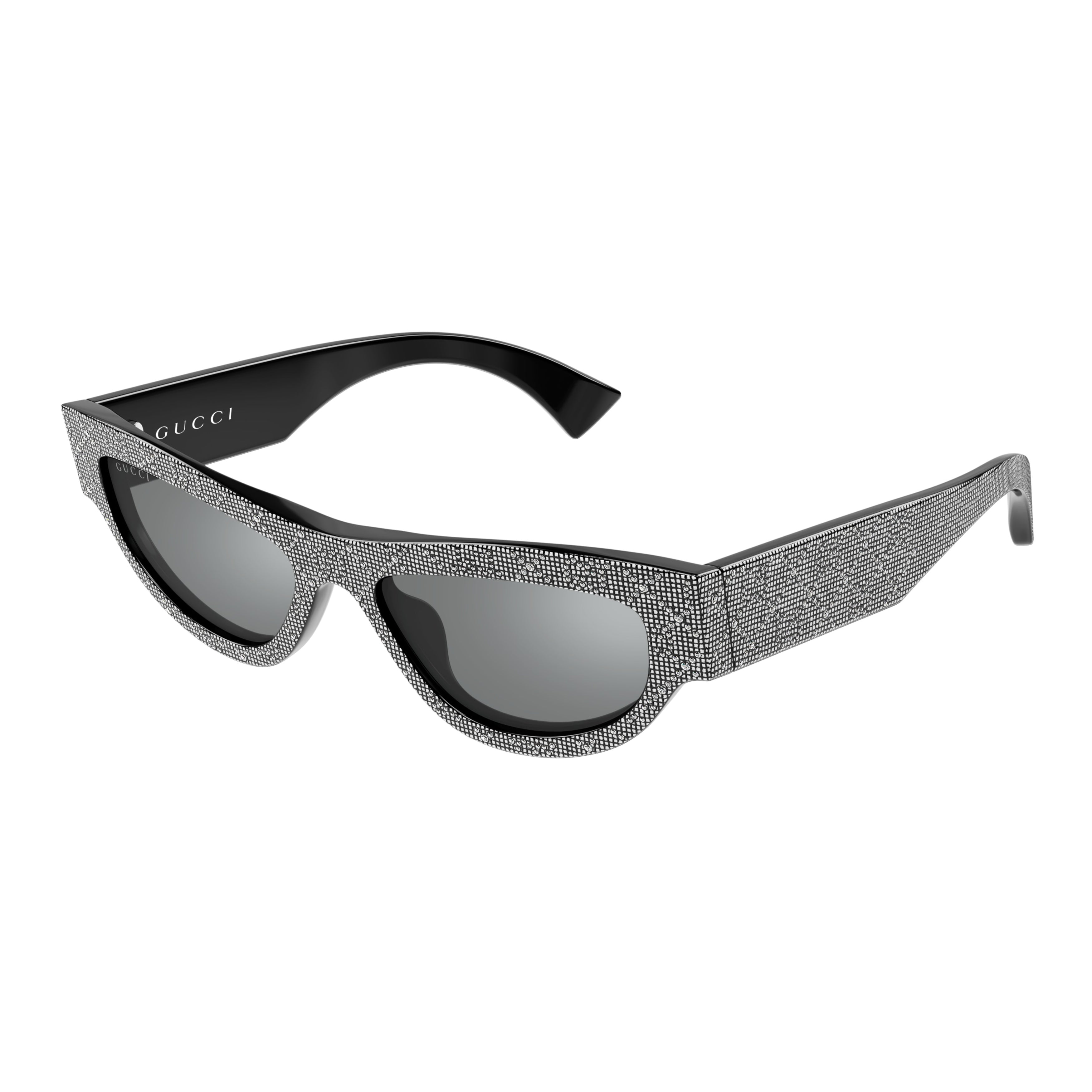 Gg1834s Cat-Eye Sunglasses with Rhinestone Embellishment