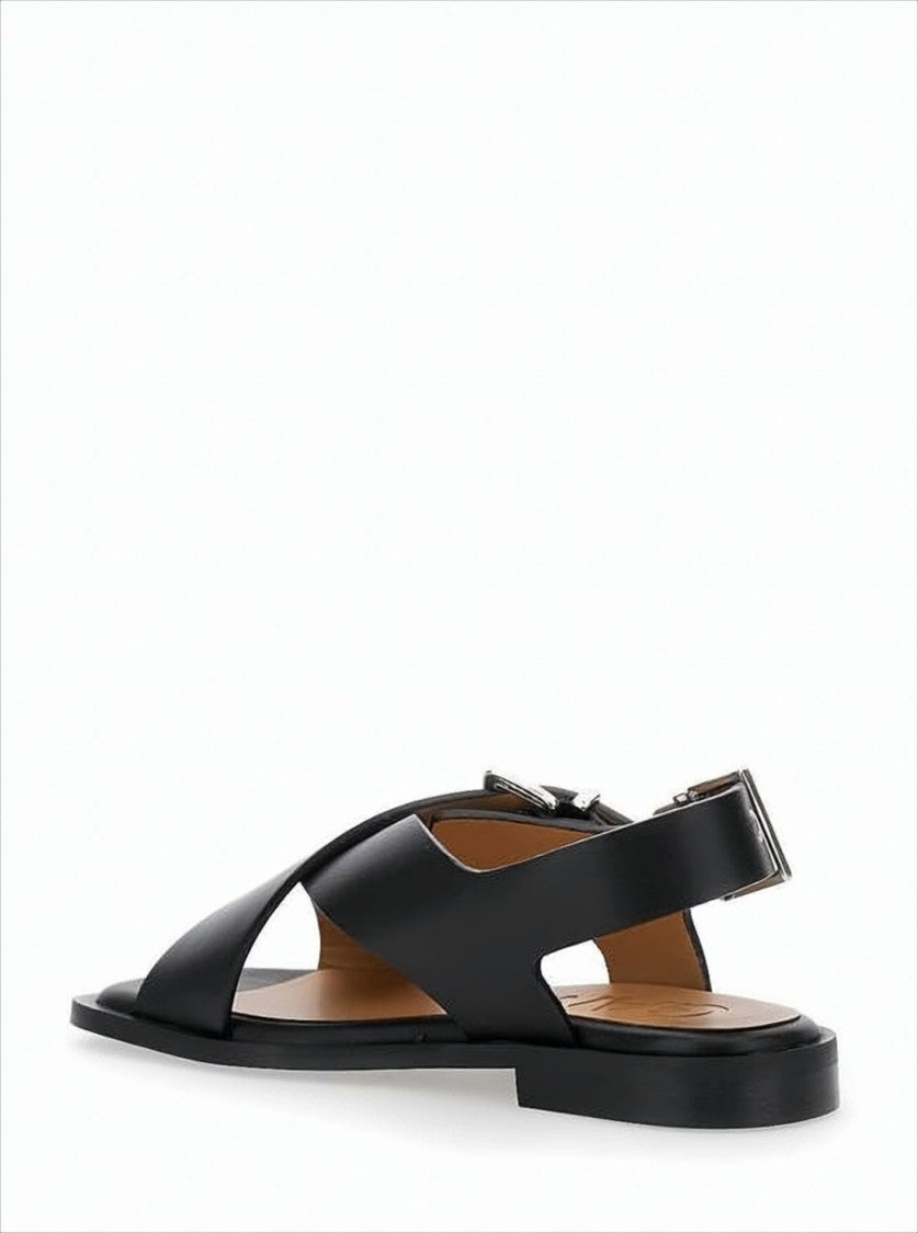 Crisscross Sandals with Adjustable Ankle Strap