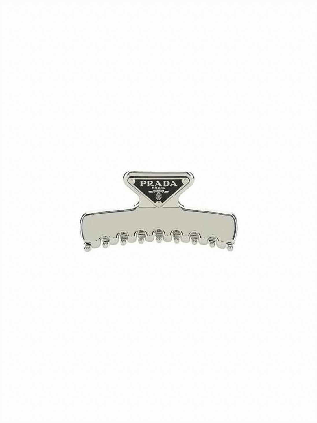Silver-Toned Hair Claw Clip