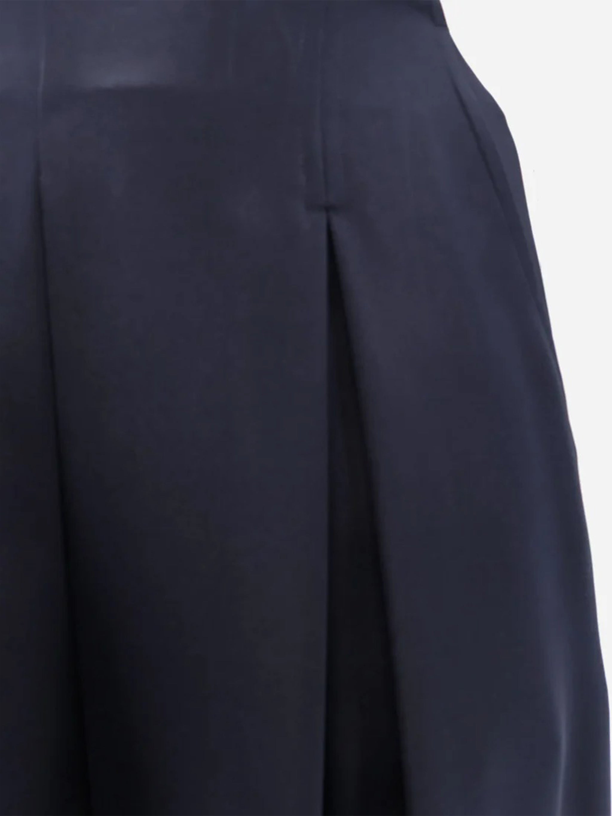 Blue Palude Wide-Leg Cropped Pants