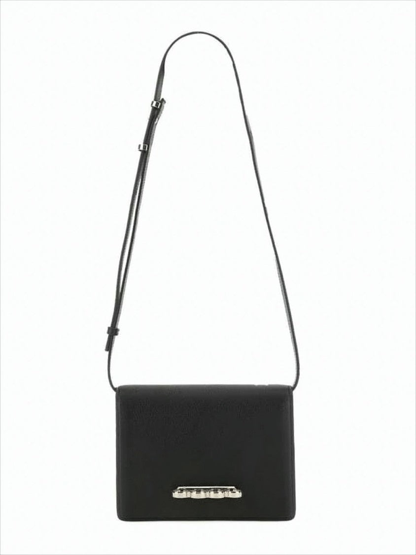 Rectangular Structured Shoulder Bag with Adjustable Strap