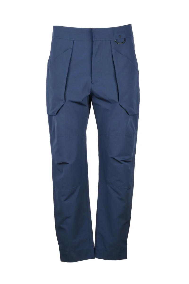 Polyamide PVC Cargo Pants - Blue