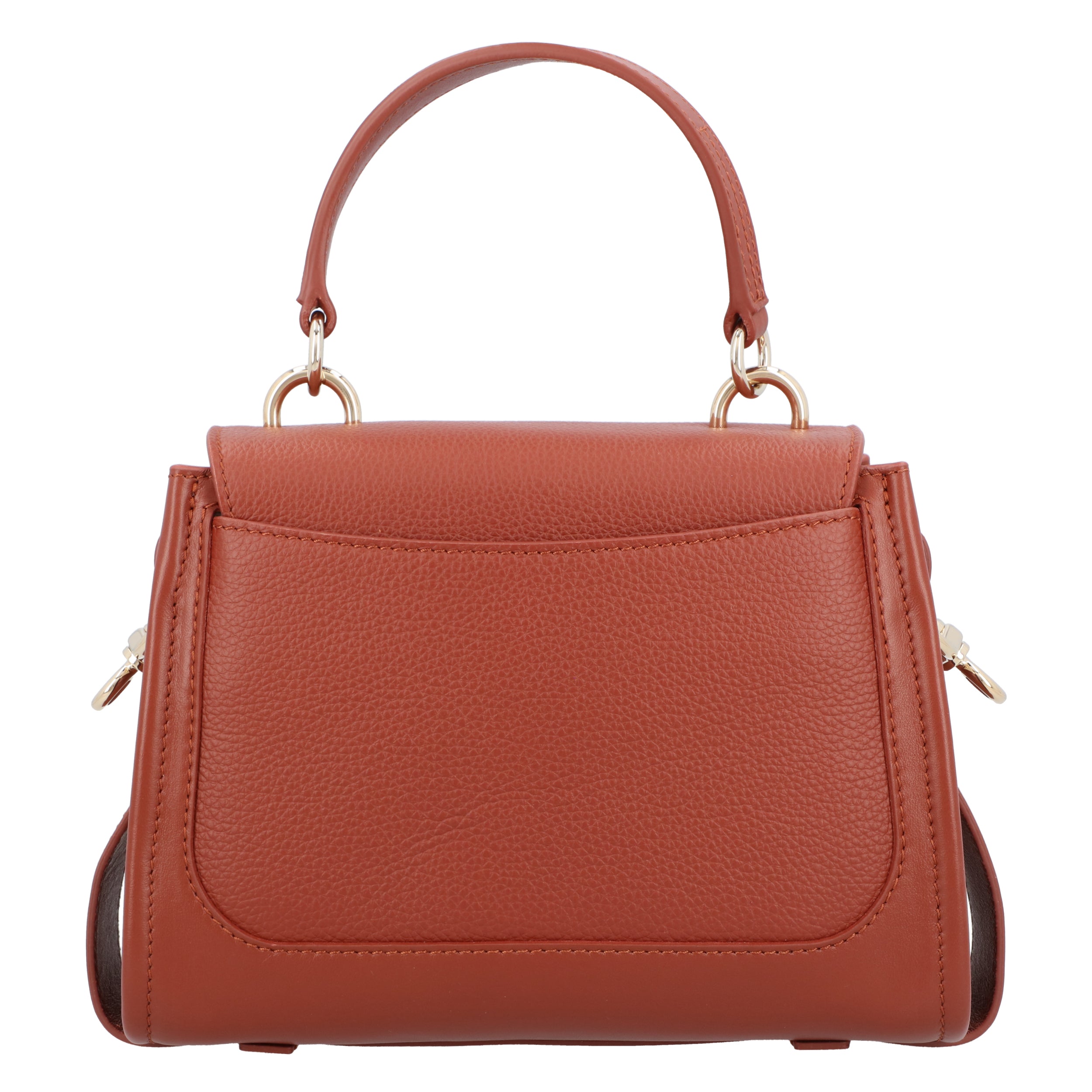 Mini Tess Day Bag In Grained & Soft Leather