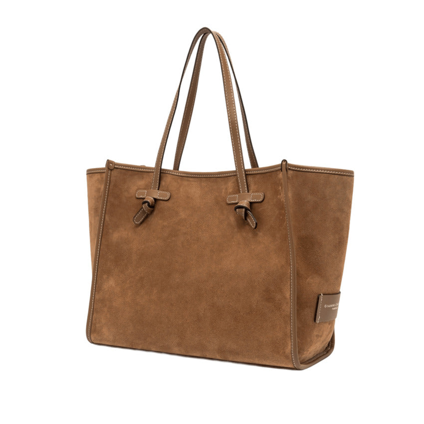 Straw Handbag with Internal Pouch