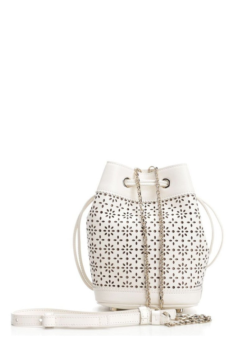Structured Pink Bag With Smooth Finish