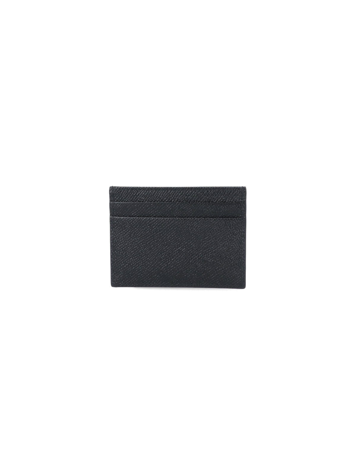 Saffiano Leather Cardholder with Engraved Logo