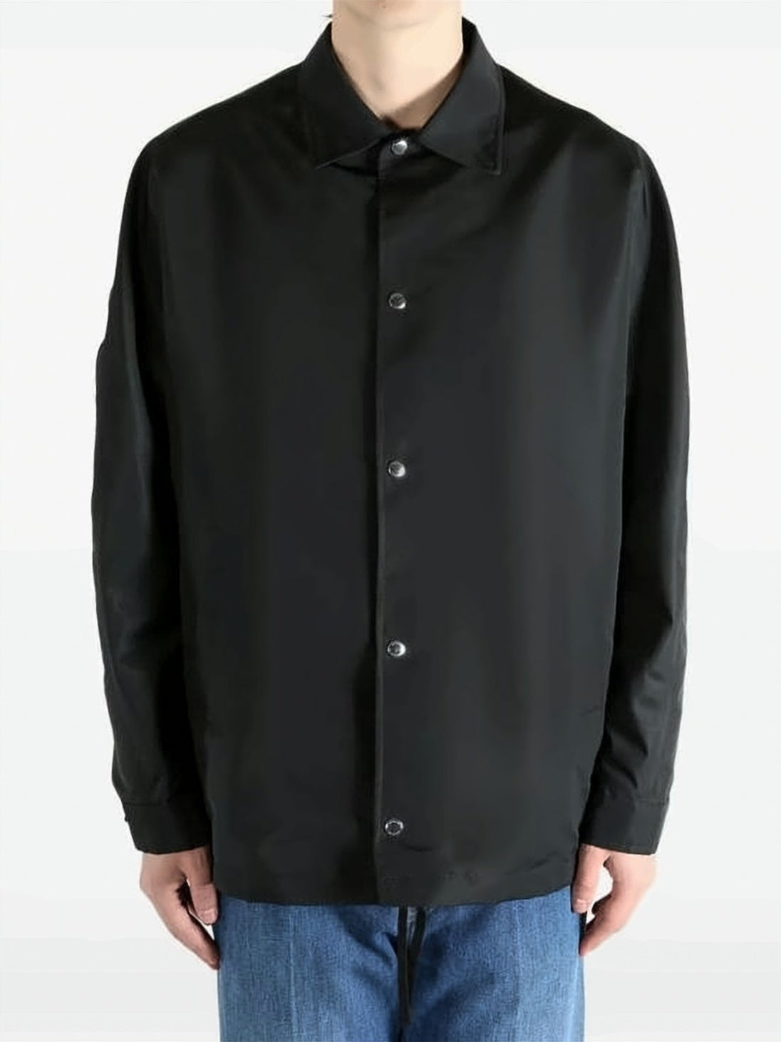 Straight-Cut Black Jacket