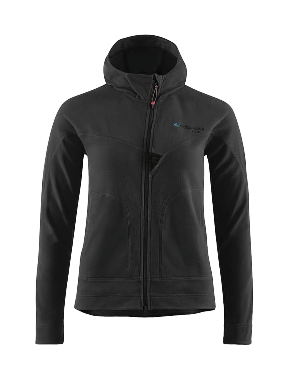 Fitted Black Jacket With Hood