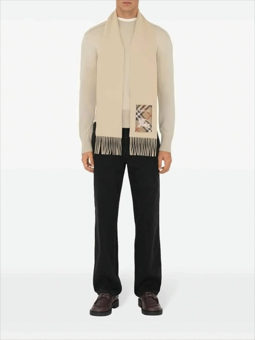 Light Beige Cashmere Scarf